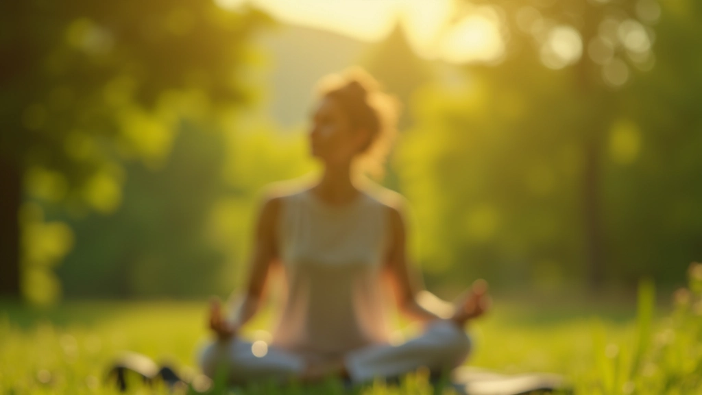 Personne méditant en silence loin de tout écran